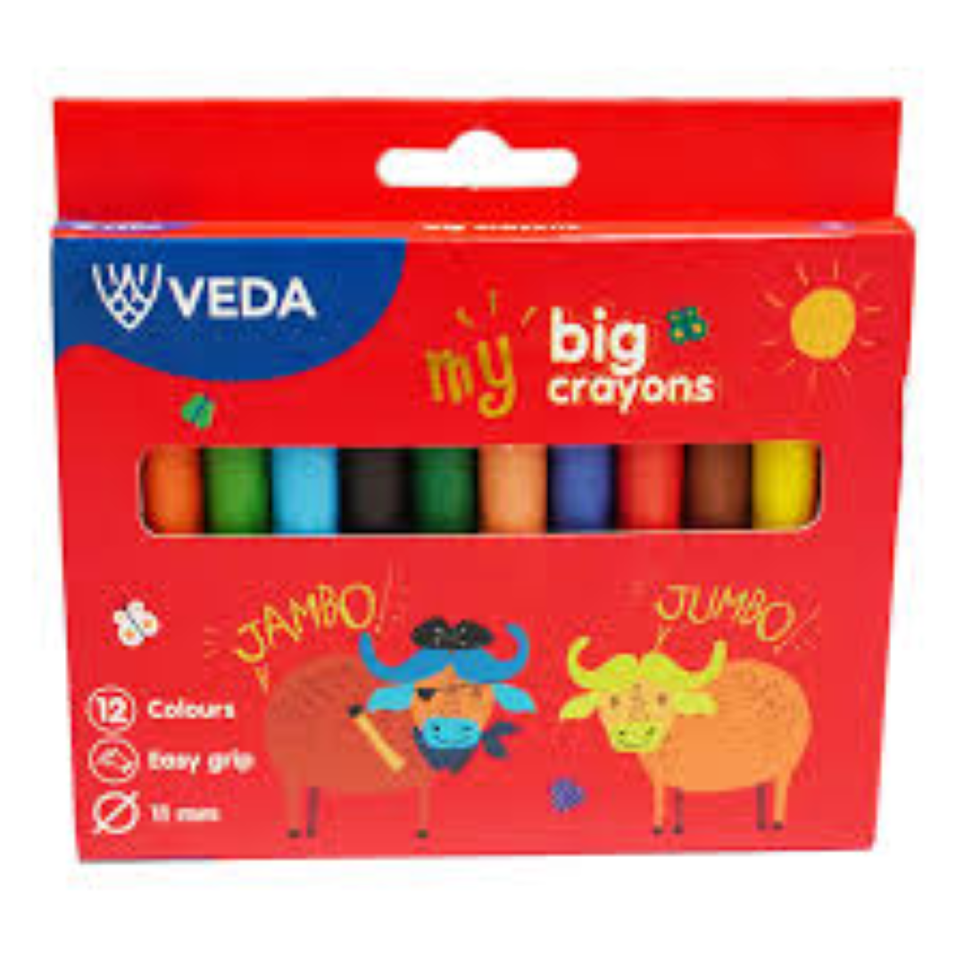 VEDA CRAYONS CR-12A 12 COL